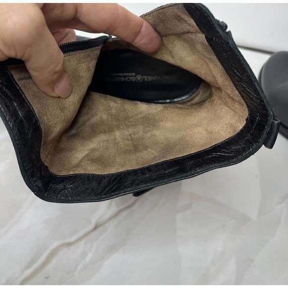 Kennel Schmerger Leather Black Ankle Boot Bootie Mid Heel Sz Uk 5.5 Eu 38.5 Us 8 - Picture 7 of 12